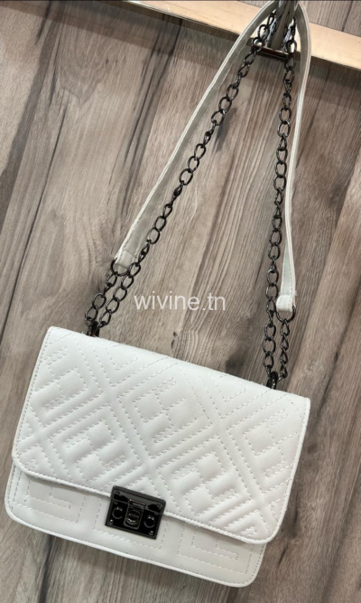 sac à main 54612 Blanc