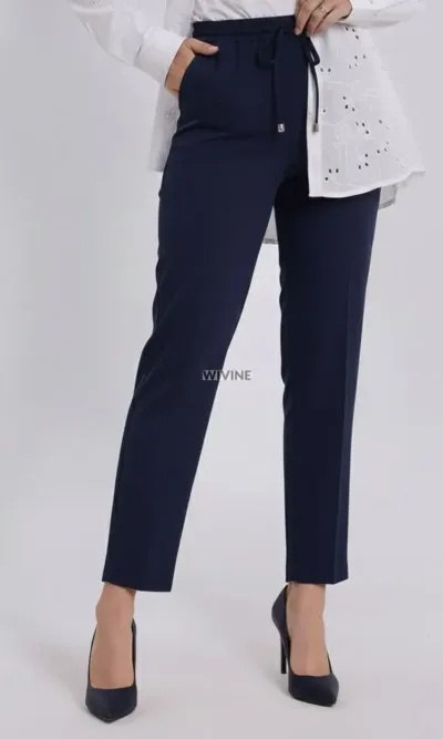 Pantalon ZINA couleurBLEU MARINE