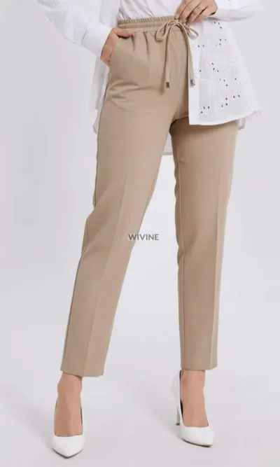 Pantalon ZINA couleur BEIGE